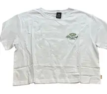 Rip Curl womens White‎ Tee with Green Logo size s