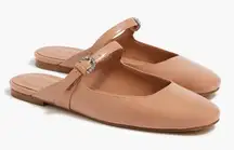 JCrew Factory Beige Patent Mary Jane Mules Sz 7.5