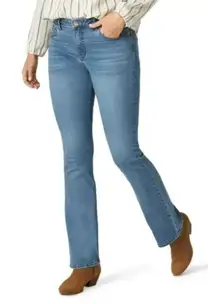 NWT LEE Women’s Shape Illusions Bootcut Jeans – Sea Spray, Size 18P