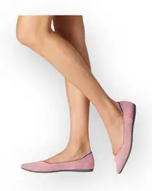 VHTF: Rothy’s ➤ The Point Flats ➤ Amber Metallic Herringbone ➤ 8M Ltd Ed Retired