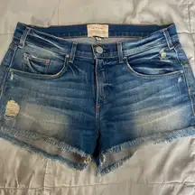 McGuire Denim Distressed Jean Shorts Size 26