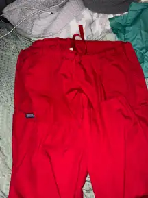 Red  Scrub Pants