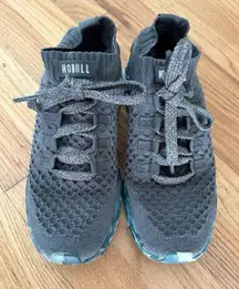 NOBULL Womens Runners Sneakers Size DARK GREY WILD TIDE KNIT RUNNER 40.5