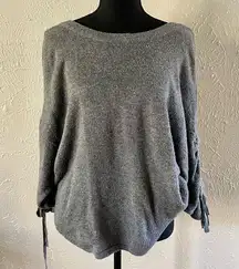 🫦Sugarlips | Gray Nash Twist-Back Sweater🫦 ~xs/s
