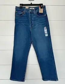 Levi’s Women’s 30 Ribcage Straight Ankle Jeans New