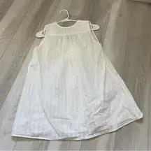 Steven Alan Cotton V Neck Striped Sleeveless Tank White (Medium) coquette summer