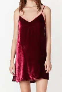 NWT Marc Jacobs Pink Velvet Slip Dress