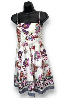 Women's Floral‎ Babydoll Sundress Size M Sleeveless Festival Boho Cottagecore