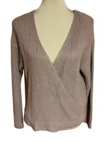 Moon & Madison Sexy plunging open back sweater