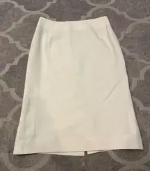 Pendleton cream modest knee length skirt size 4