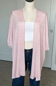 Chris & Carol Pink Stripe Cardigan
