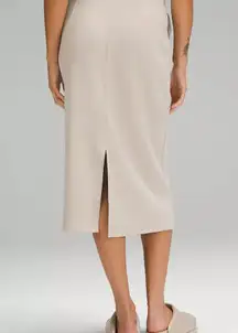 Lululemon Beige Soft Stream Skirt 6