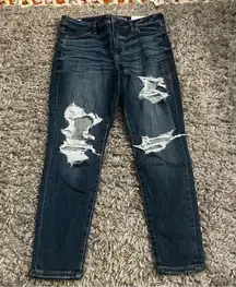 American eagle high rise distressed Jeggings size 14