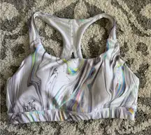 Athleta Marbled Print Sports Bra Top🫧