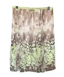 𝒲ℴ𝓇𝓉𝒽𝒾𝓃ℊ𝓉ℴ𝓃 𝓉𝒾ℯ 𝒹𝓎ℯ brown white top of skirt & between the pleating ribbon waist