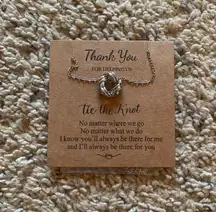 ‼️Thank You for Helping Us Tie the Knot Necklace‼️