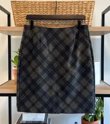 CAbi Step Out Plaid Pencil Knee Length Skirt w/Pockets Style #3756, 6