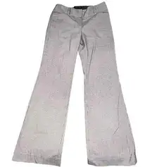 White House Black Market Women's Size 4 Grey Legacy Checkered Bootcut Pants