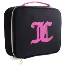 JUICY COUTURE BLACK MAKEUP TRAIN CASE