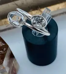 Herkimer Diamond Sterling Silver Ring Size 8