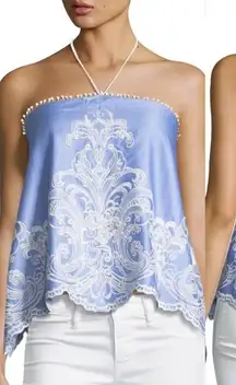 NWT Foxiedox Marybell Blue Top Size Small