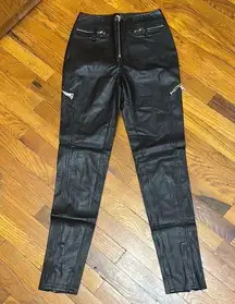 Tiger mist high rise leather pant