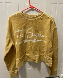 Tri Sigma Cropped Sweatshirt