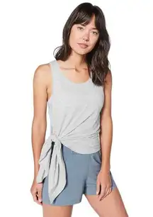 Lululemon To The Point Tank Heathered Core Ultra Light Grey Size 6