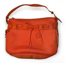 BCBG Girls Vintage Bright orange fabric shoulder bag