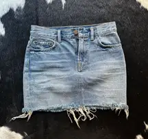 All Saints denim skirt