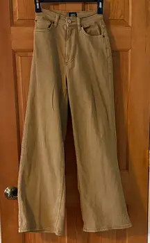 BDG Urban Outfitters Size 24 Women's Teen Girl Brown Tan Wide-Leg Jeans