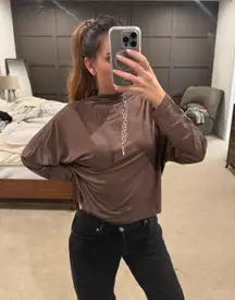 Mock Neck Long Sleeve Top