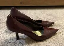 Nine West Dark Red Heels