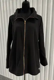 Calvin Klein Performance Women’s Black Zip Up Fleece Jacket Size 2X