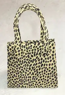 Vintage Y2K Animal Print Leopard Cheetah Handbag Purse