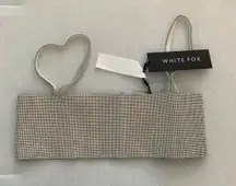 Silver Sparkle Crop Top