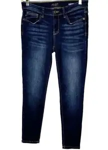 Judy Blue Joanne Mid Rise Skinny Jean Denim Dark Wash 11 30