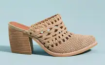 Jeffrey Campbell Favela Suede Perforated Mules