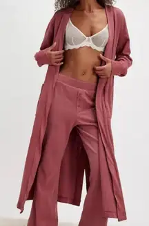 #114 NWT Free People Babe I'm Yours Maxi Cardi in Dried Currant
