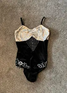 Women’s black and Beige Jazz Costume