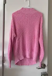 aerie cotton mock neck sweater
