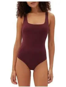 GapBody Women's Logo Comfort Thong Bodysuit Size Large NWT
