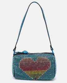 Kurt Geiger NWT  London Party Pochette Purse - Blue Rainbow