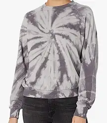 Betsey Johnson Performance Groovy Tie Dye Pullover in Grey Size S