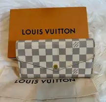 Louis Vuitton Damier Azur Sarah Wallet SD3115