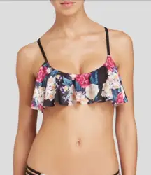 MinkPink Floral Flutter Bikini‎ Top