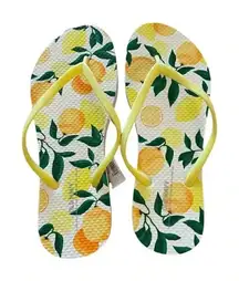 Old Navy Lemons Sugarcane-Blend Flip-Flop Sz 7
