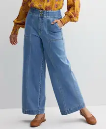 Farmers Market Patch Pocket‎ Jeans Light Wash Size 16 Cottagecore