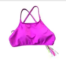 Dolfin bikini top Purple Women’s Size S Removable cups NWT Swim Beach Vacation