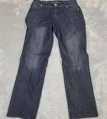 Women's Ashley Stewart Denim Blue Jeans Size 14W Premium 34x31‎